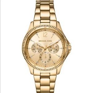 Gold Michael Kors watch women’s